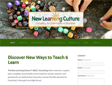 Tablet Screenshot of newlearningculture.com